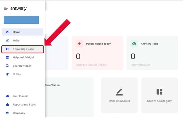 inside answerly dashboard