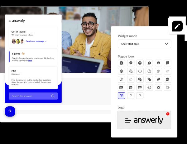 answerly helpdesk personalize example